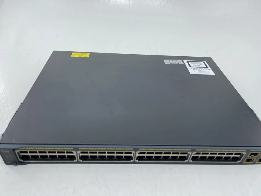 Коммутатор Cisco Catalyst WS-C2960-48PST-S 48-Port 10/100 PoE 2xGbE 2xSFP Switch