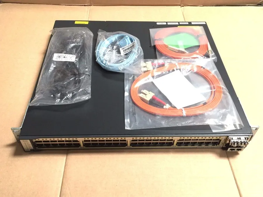 Коммутатор Cisco WS-C3750E-48PD-S Catalyst 3750 Switch 48 PoE GE 2 10GE