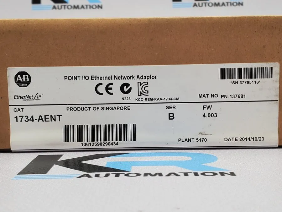 Модуль ввода-вывода Allen-Bradley 1734-AENT / C POINT I/O Ethernet Network Adapt