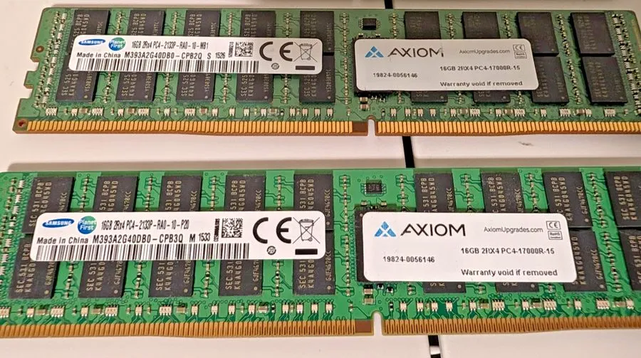 Модуль памяти 16GB DDR-4 2133P ECC Reg. AxiomUpgrades / Samsung M393A2G40EB1