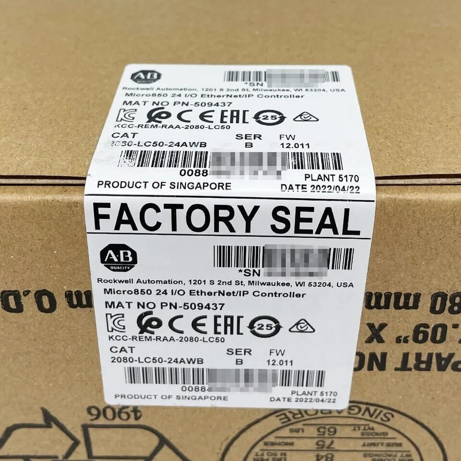 ПЛК Allen-Bradley 2080-LC50-24AWB Micro850 24 I/O EtherNet/IP Controller