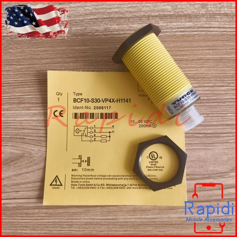 Датчик приближения 1/piece BCF10-S30-VP4X-H1141 Capacitive Sensor