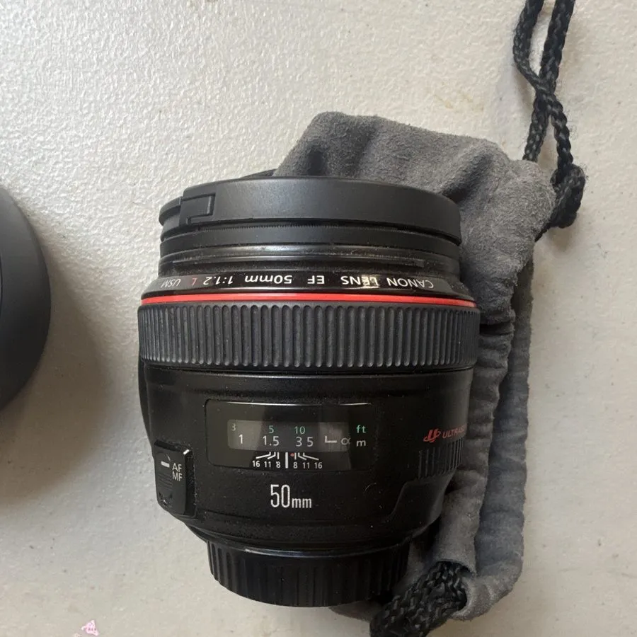 Объектив Canon EF 50mm f/1.2L USM Lens Professional Portrait Lens