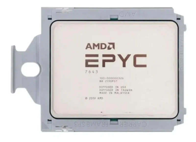 Процессор AMD EPYC 7643 48-Core 2.30GHz 225W 256MB SP3 Unlocked CPU 100-00000032