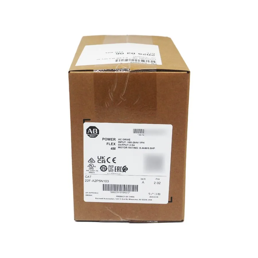 Частотный преобразователь Allen Bradley PowerFlex 4M 22F-A2P5N103 Inverter Drive