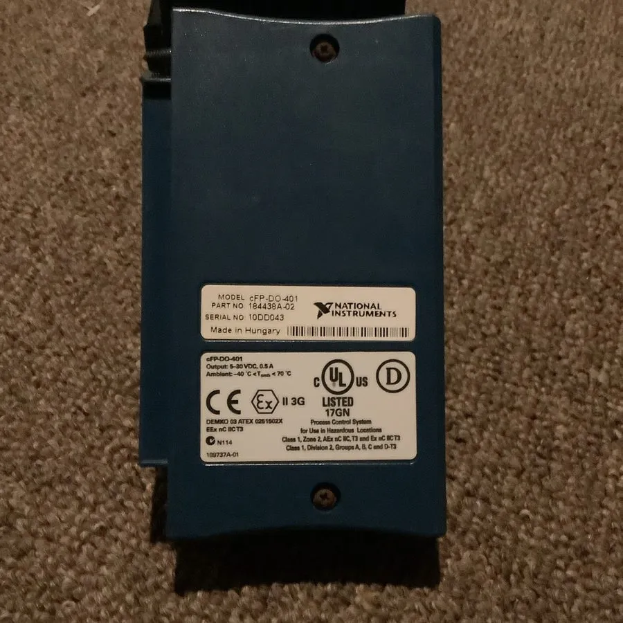 Трансивер NATIONAL INSTRUMENTS cFP-DO-401 16 CHANNELDIGITAL OUTPUT MODULE 184438 — фото лота 1