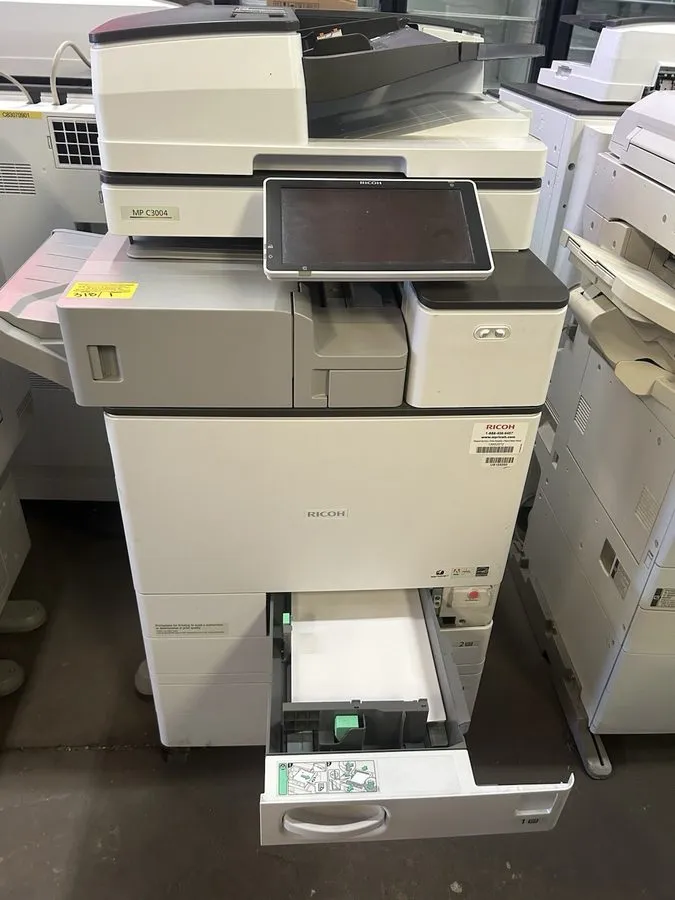 Лазерный принтер Ricoh MP C3004ex Color Laser Printer Scanner Copier Fully — фото лота 1