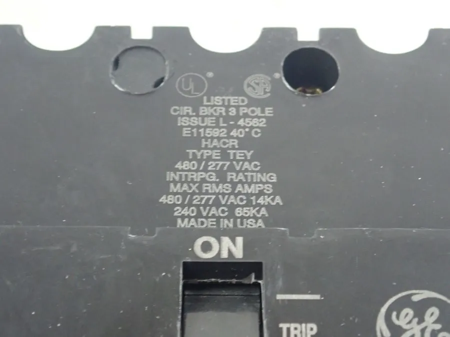 Автоматический выключатель GE General Electric 100A Circuit Breaker, 3-Pole, 480