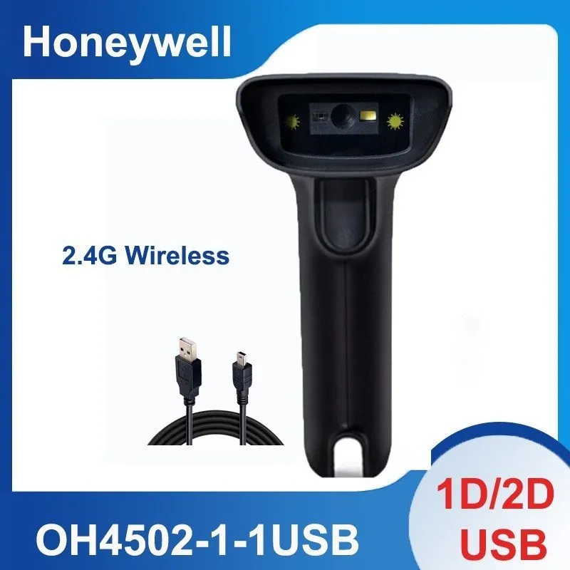 Сканер штрих-кода Honeywell OH4502 2D 2.4G Wireless Barcode Scanner USB Kit with — фото лота 1