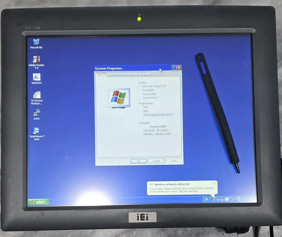 Промышленный компьютер IEI AFL-12A Industrial Touchscreen Panel PC Windows XP/JU