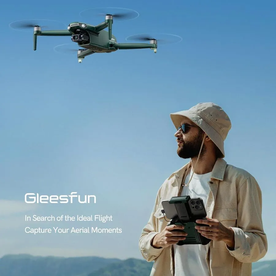 Дрон Gleesfun G11PRO 6K Drone with Camera, 4K/30Fps Video, 3-Axis Brushless Gimb
