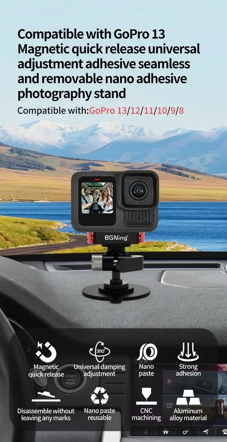 Вакуумная присоска Magnetic Nano Suction Cup with Quick Release для DJI Action 5
