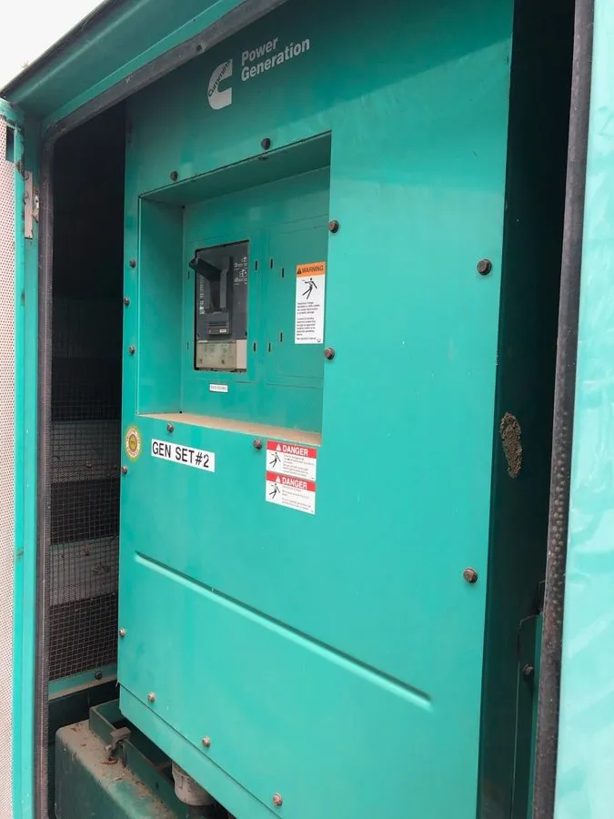 Генератор CUMMINS DFEG7582872 350kW Radiator Cooled Enclosed Generator — фото лота 2