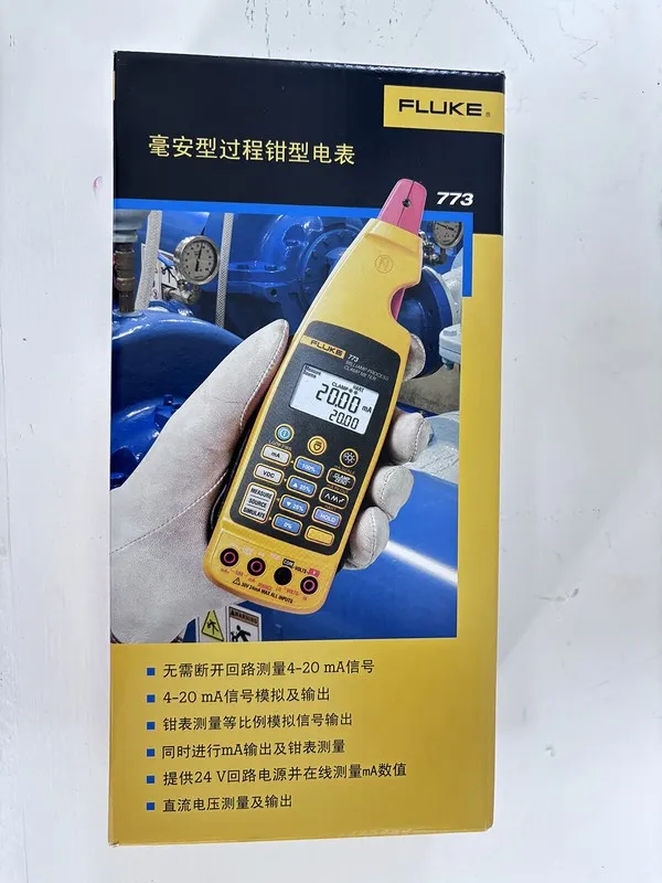 Калибратор Fluke 773 Milliamp Process Clamp Meter 4 to 20 mA Signals Loop Calibr — фото лота 2