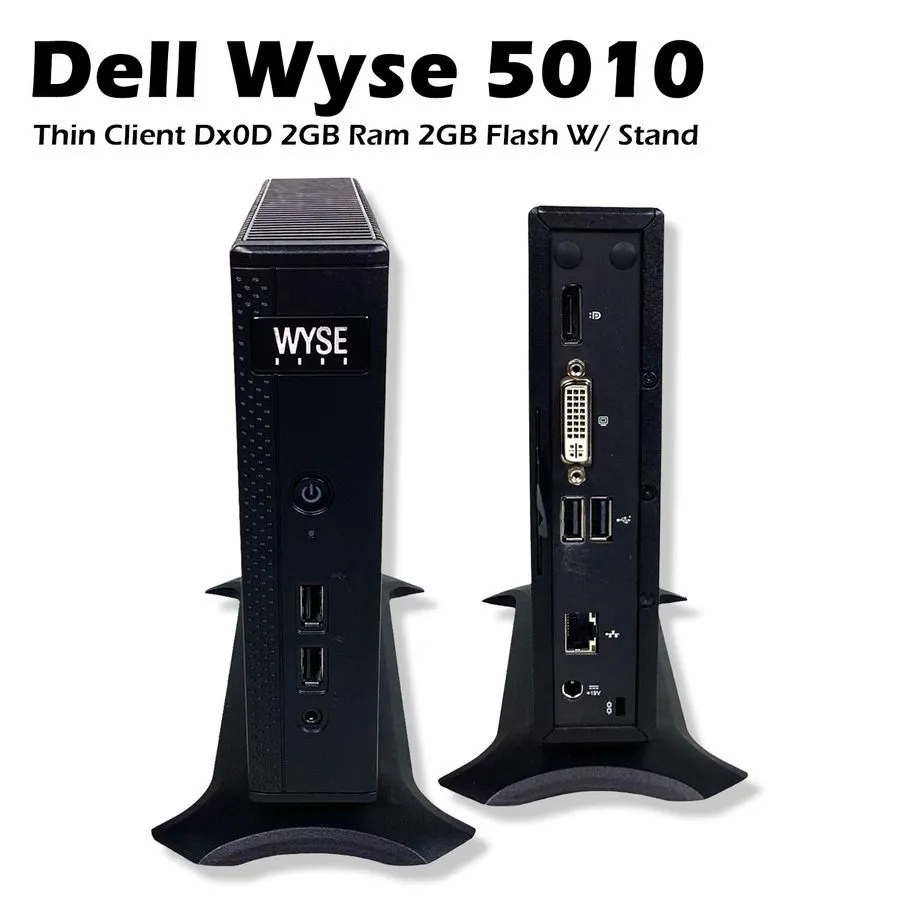Тонкий клиент Dell Wyse 5010 Thin Client Dx0D 2GB RAM/Flash ThinOS 8.5 Ethernet  — фото лота 1