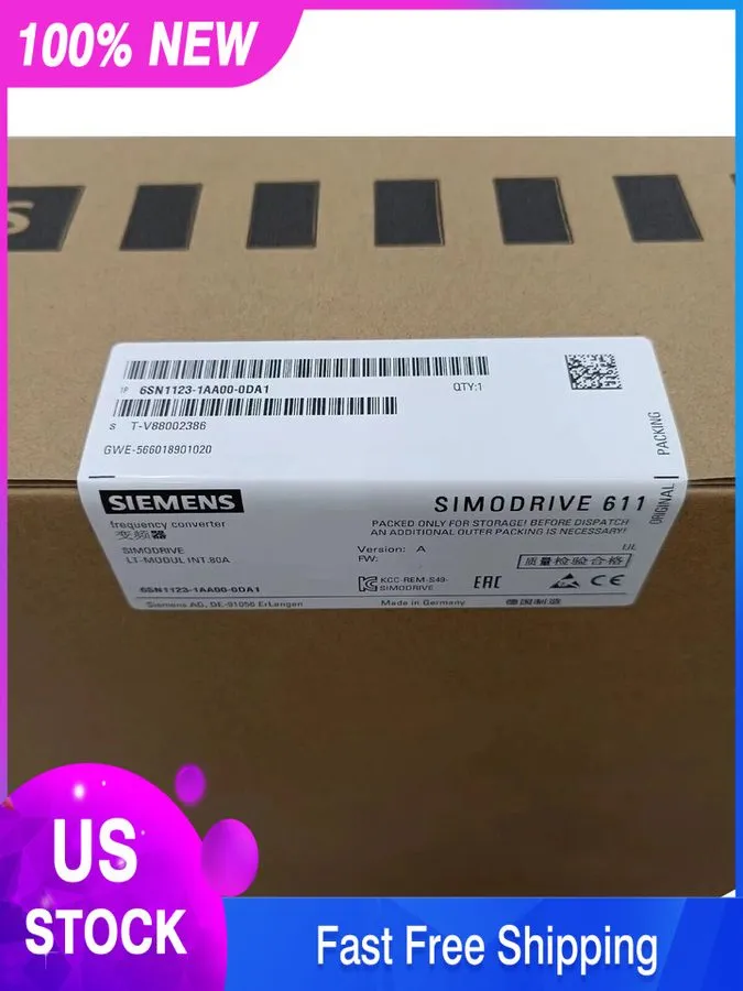Сервоусилитель 6SN1 123-1AA00-0DA1 SIEMENS 6SN1123-1AA00-0DA1 SIMODRIVE 611 POWE