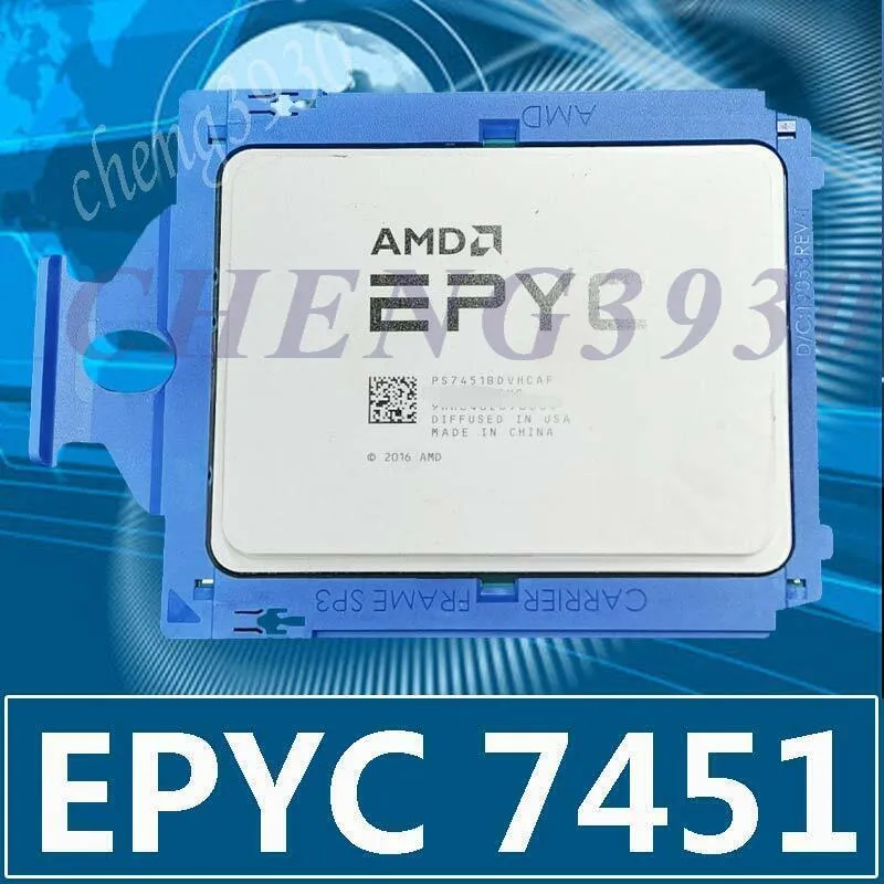 Процессор AMD EPYC 7451 2.3GHz 24-core 14nm 64MB 180W Naples CPU processor