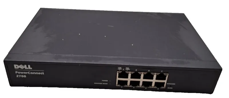 Коммутатор Dell PowerConnect 2708 8-Port Gigabit Ethernet Network Switch w/Power