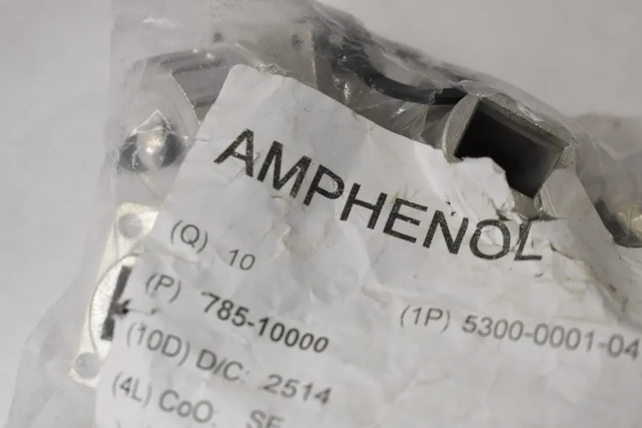Разъём Amphenol Circular MIL Spec Connector 785-10000 Housing Aluminum