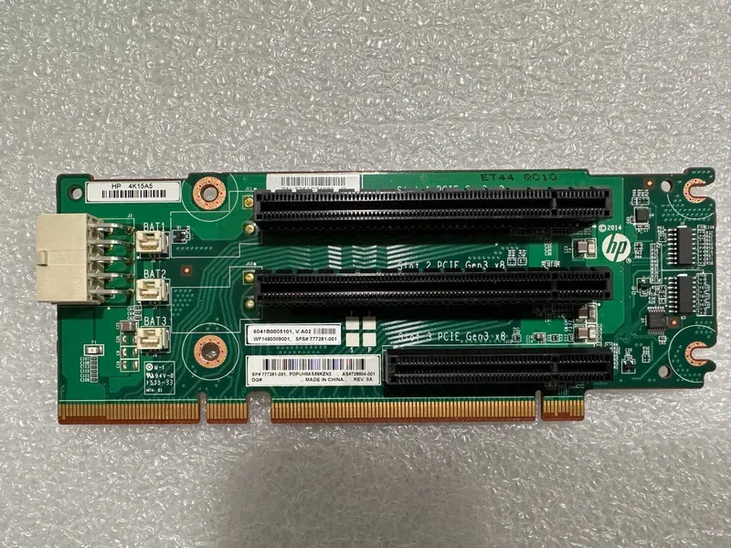 Райзер-плата HP ProLiant DL380 Gen9 Server 3-Slot PCIe Riser Card with Cage P/N: