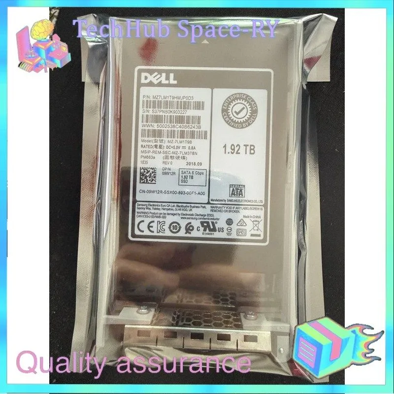 SSD-накопитель DELL 1.92TB Samsung PM863A SATA SSD 6Gbps MZ-7LM1T9B Solid State 