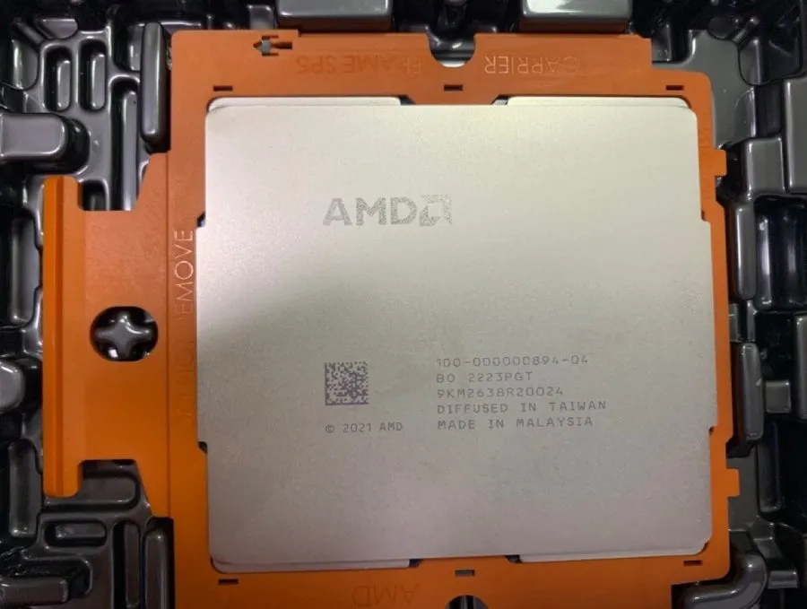 Модуль памяти AMD EPYC Genoa 9654 QS CPU processor 96 core 2.15-3.50 GHz 384MB D