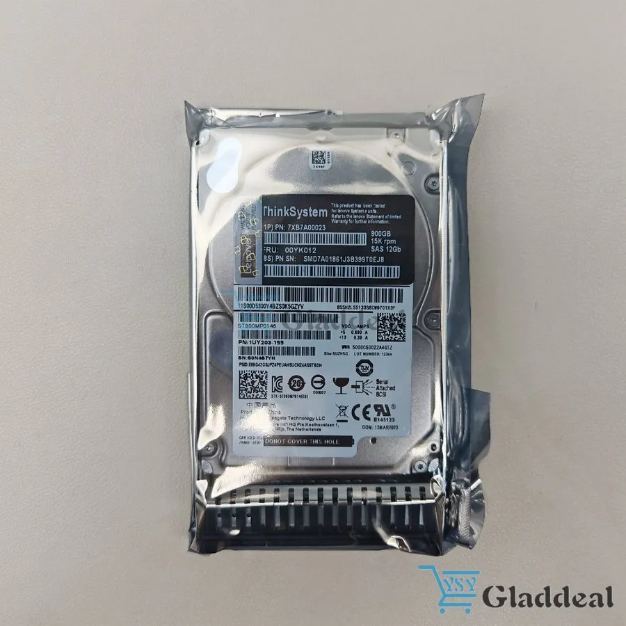 Жёсткий диск Lenovo 00YK012 7XB7A00023 2.5 " 900GB 15K SAS 12G HDD HARD DRIVE