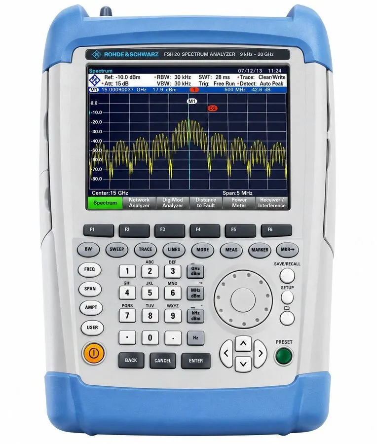 Анализатор спектра ROHDE&SCHWARZ FSH20 Handheld Spectrum Analyzer (9kHz~20GHz) — фото лота 1