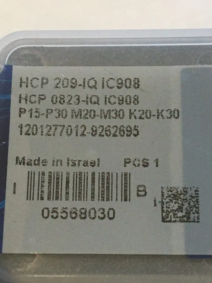Режущий инструмент ISCAR SUMOCHAM HCP 0823-IQ HCP 209-IQ IC908 DRILL INSERT — фото лота 2