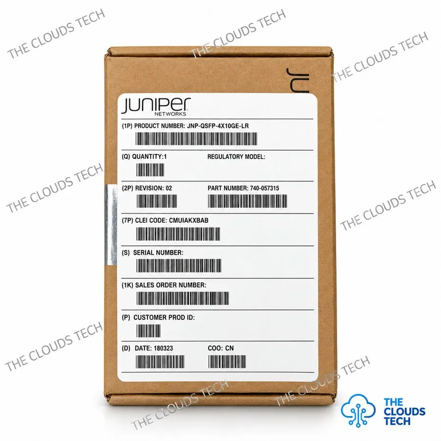 Трансивер Juniper JNP-QSFP-4X10GE-LR 740-057315 40G QSFP+ 4x10G LR upto 10km SMF — фото лота 1