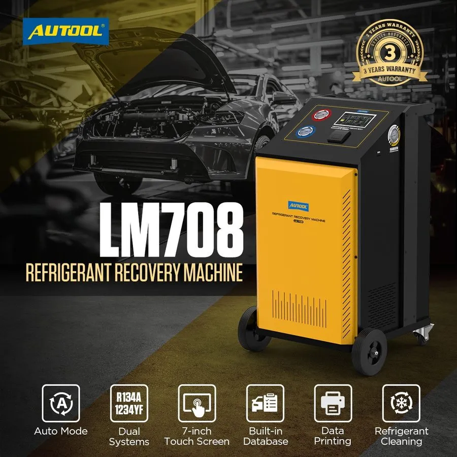 Станция обслуживания кондиционеров Automatic Refrigerant Recovery Machine HVAC A