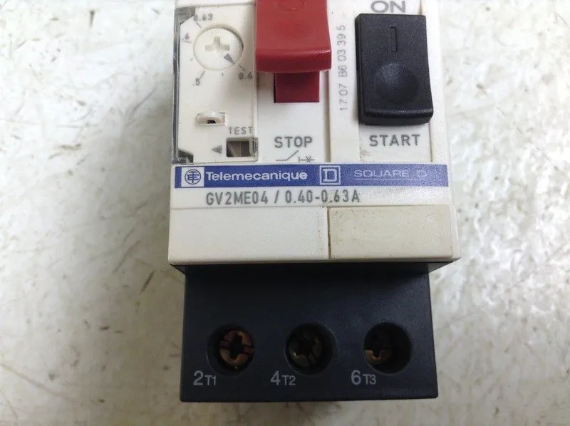 Автоматический выключатель Telemecanique GV2ME04 Motor Circuit Breaker 0.4-0.63A
