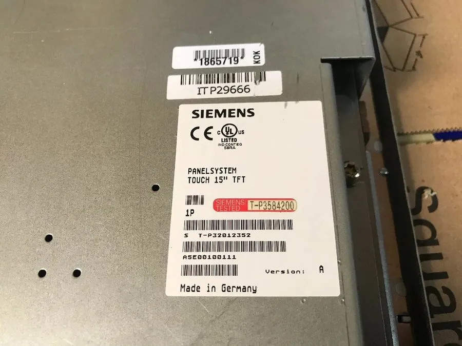 Промышленный компьютер Siemens SIMATIC Panel PC Touch Panel System 15" TFT V:A A