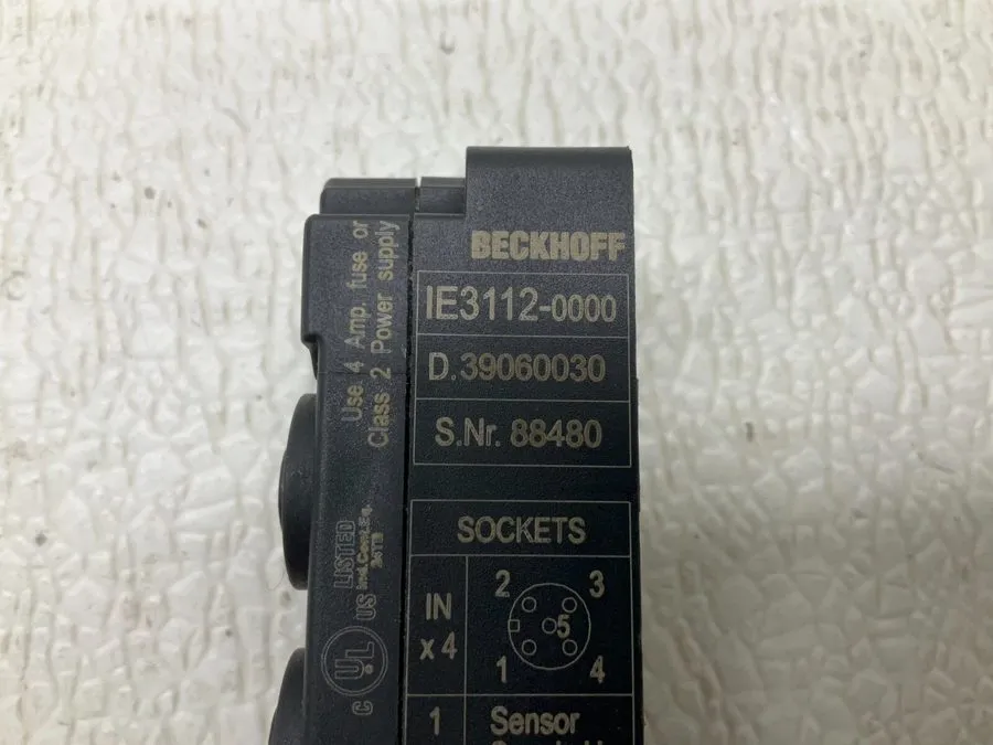 Beckhoff IE3112-0000 Extension Block IE3112 (VT)