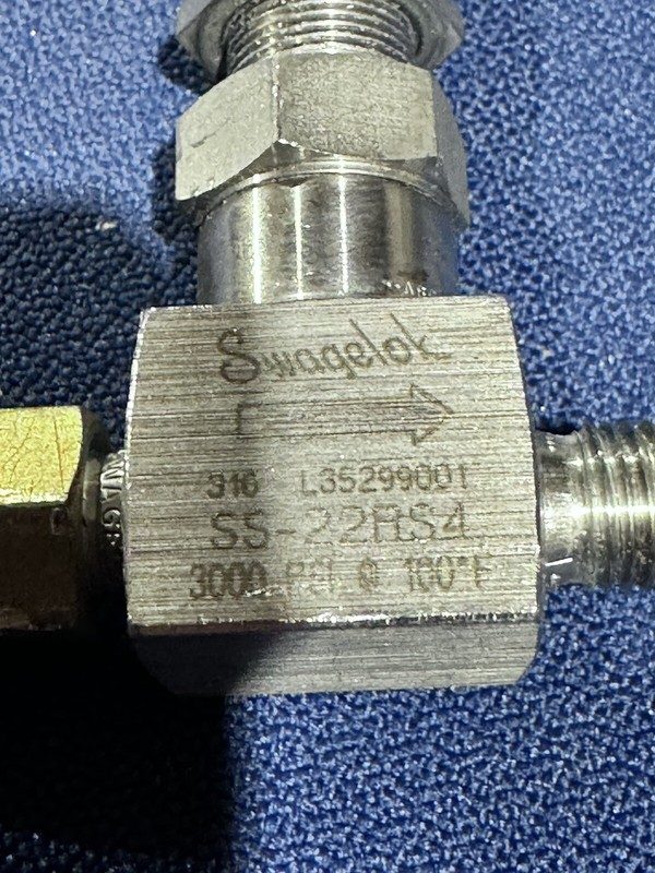 Клапан Micro metering valve 22 series, Swagelok/whitey, stainless steel, SS-22RS