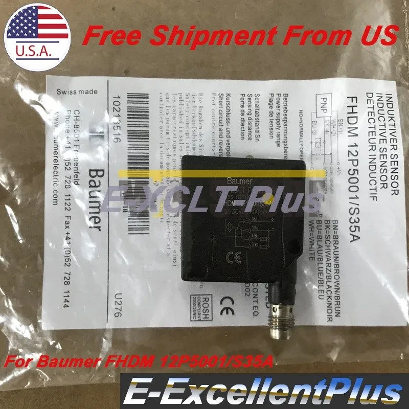 Фотоэлектрический датчик Baumer FHDM 12P5001/S35A Photoelectric Sensor PNP, 15-3