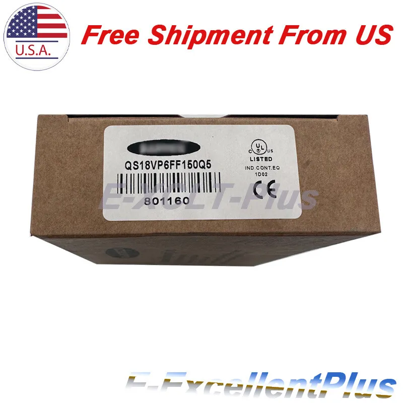 Фотоэлектрический датчик BANNER ENGINEERING QS18VP6FF150Q5 Photoelectric Sensor,