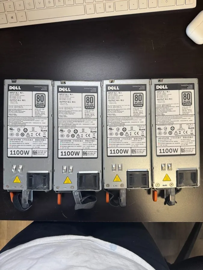 Блок питания Dell PowerEdge 9TMRF Y26KX CMPGM PR21C Server Power Supply 1100W