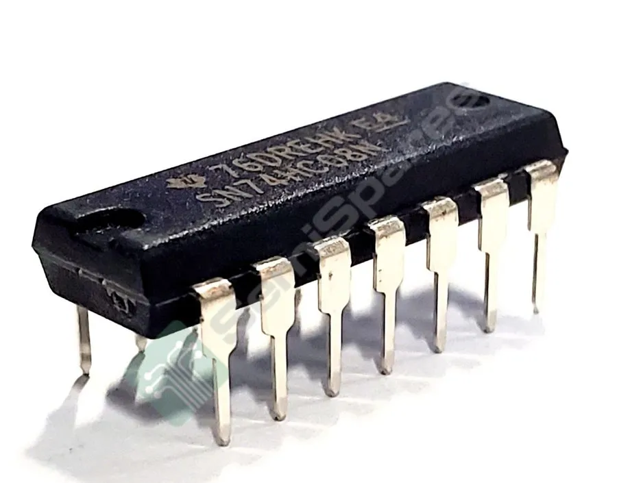 Микросхема TEXAS INSTRUMENTS SN74HC08N IC GATE AND 4CH 2-INP 14DIP