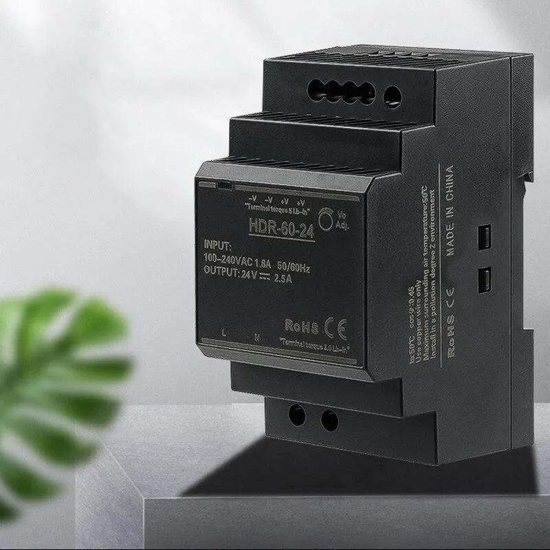 Блок питания Mean Well HDR-15-24V HDR-100-24V Industrial Power Supply 100W 24V 4