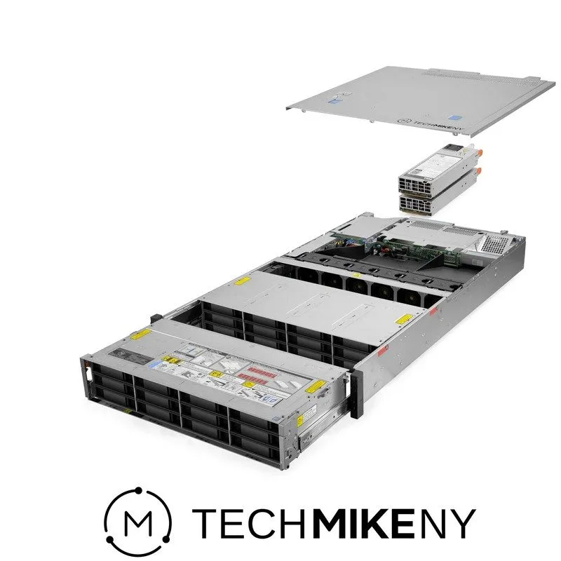 Сервер Dell PowerEdge R740xd2 24-Bay LFF Server 2x 2.30Ghz Gold 5118 24-Core 64G