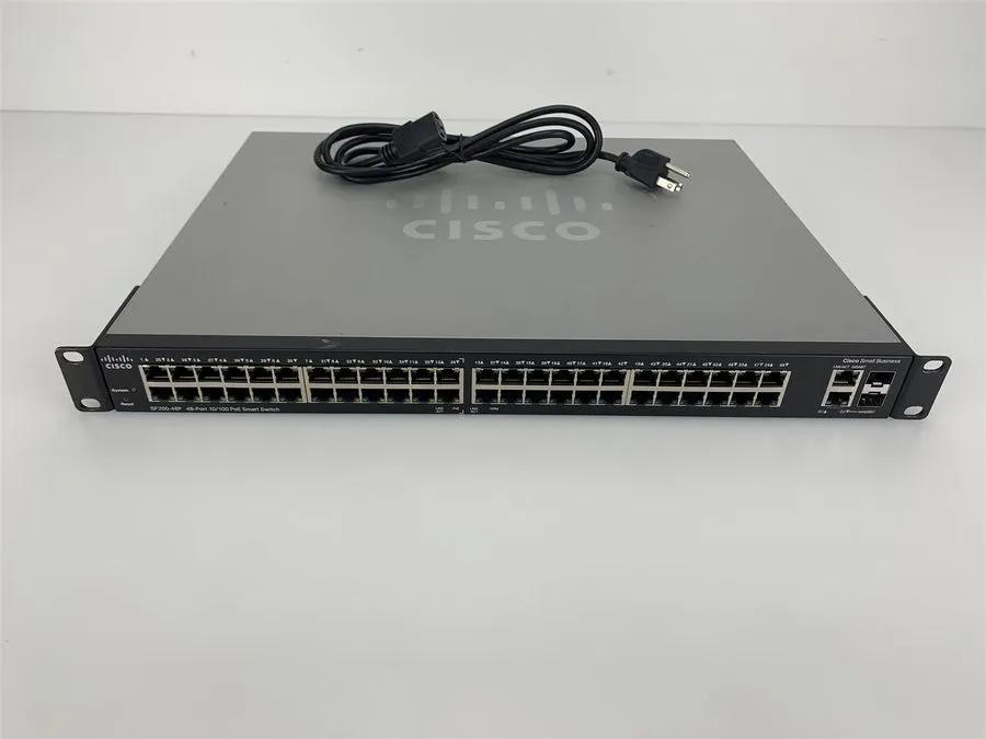 Коммутатор Cisco SF200-48P 48-Port 10/100 PoE Managed Network Switch