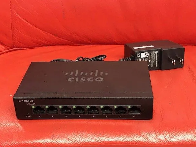 Коммутатор Cisco SF110D-08. 110 Series 8-Port Unmanaged