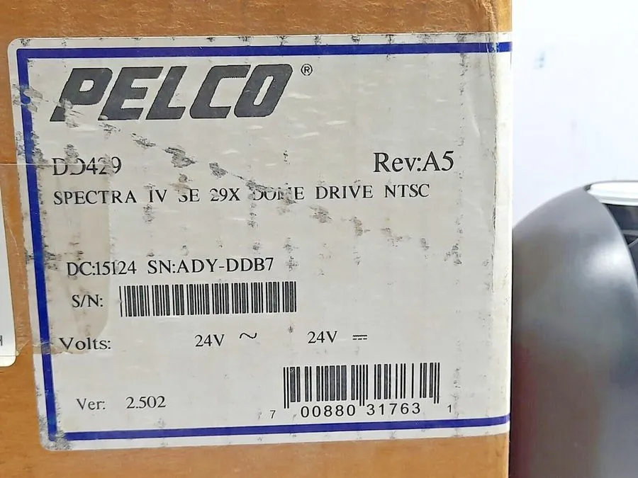 Камера Pelco DD429 29X Spectra 4 Dome Drive Camera Model VK-S625N