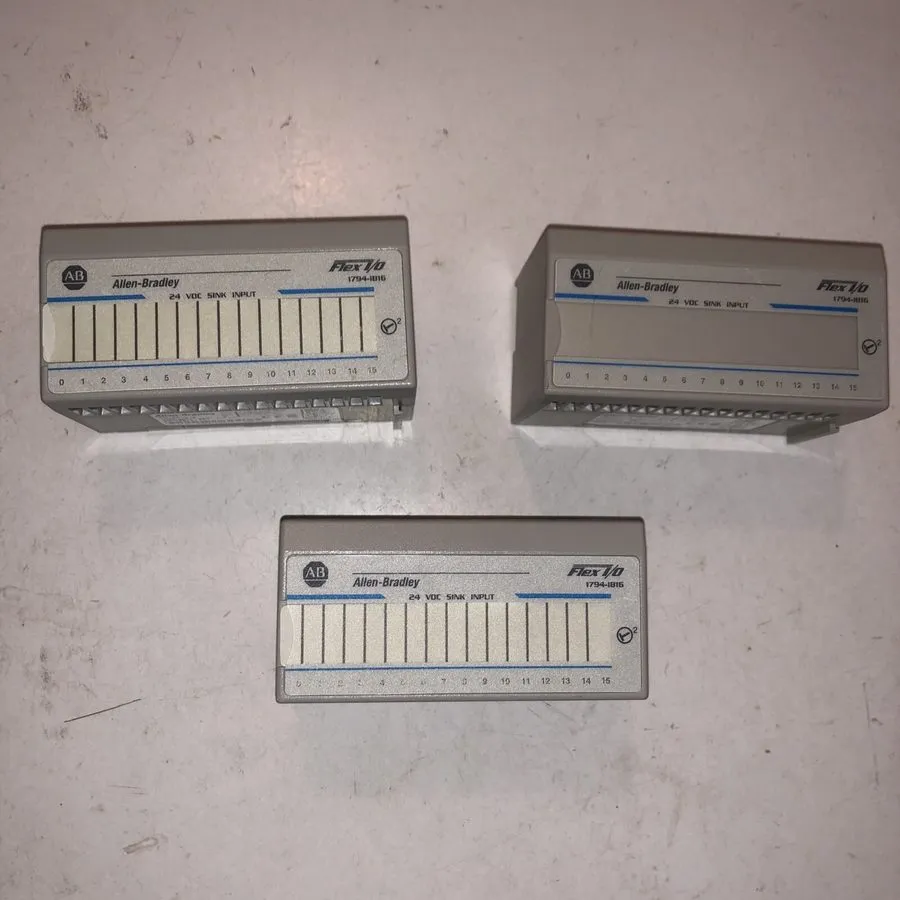 Модуль ввода-вывода Allen Bradley Flex I/O 1794-IB16 Flexbus 5VDC 30mA Part # 96