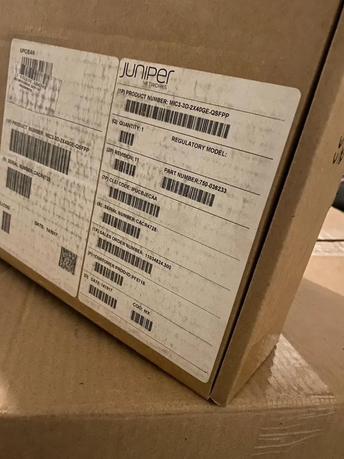 Маршрутизатор Juniper MIC3-3D-2X40GE-QSFPP