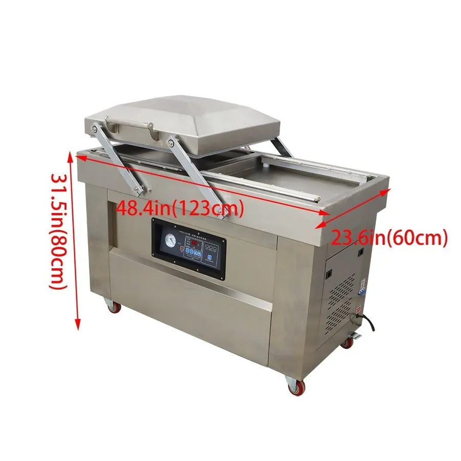 Вакуумный упаковщик DZ-500 Double Chamber Vacuum Packaging Machine Stainless Foo