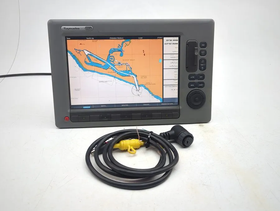 Картплоттер Raymarine C120W E62113 12" MFD FishFinder Radar GPS Chartplotter Dis