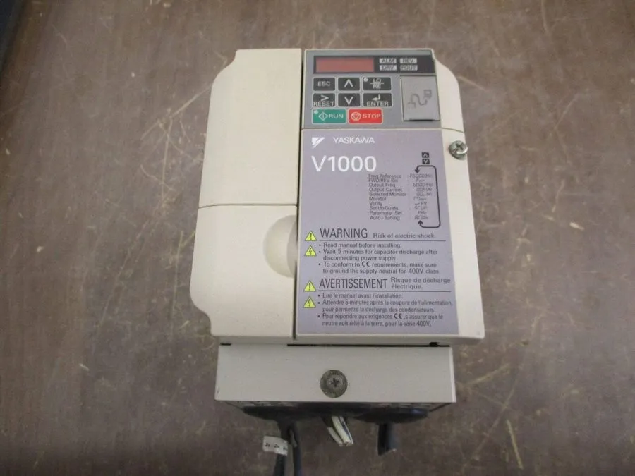 Частотный преобразователь Yaskawa V1000 AC Drive CIMR-VU4A0005FAA Rev. A 3HP 3Ph