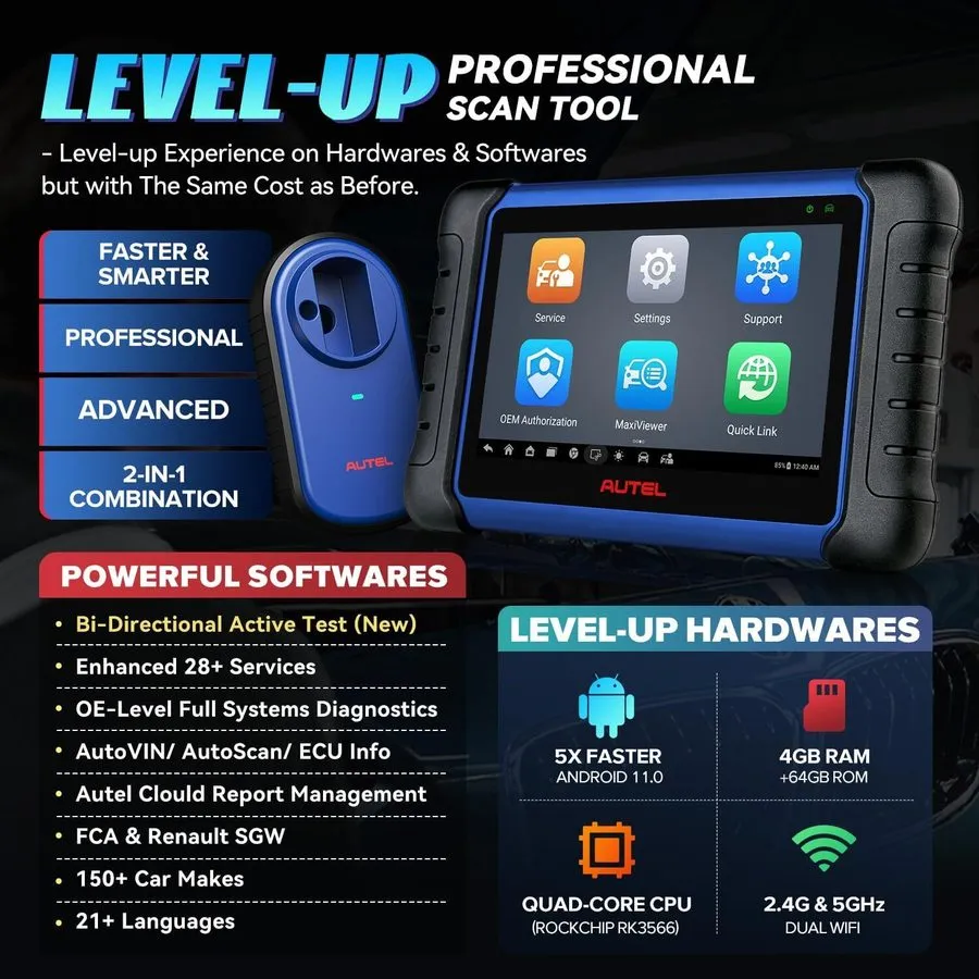 Диагностический сканер Autel MaxiIM IM508S XP400PRO Key Programming Diagnostic S